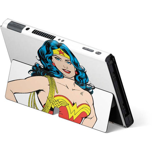 DC Comics Wonder Woman Classic Art Pose Nintendo Switch OLED (2021) Skin